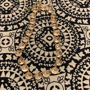 Stella & Dot pink and gold necklace